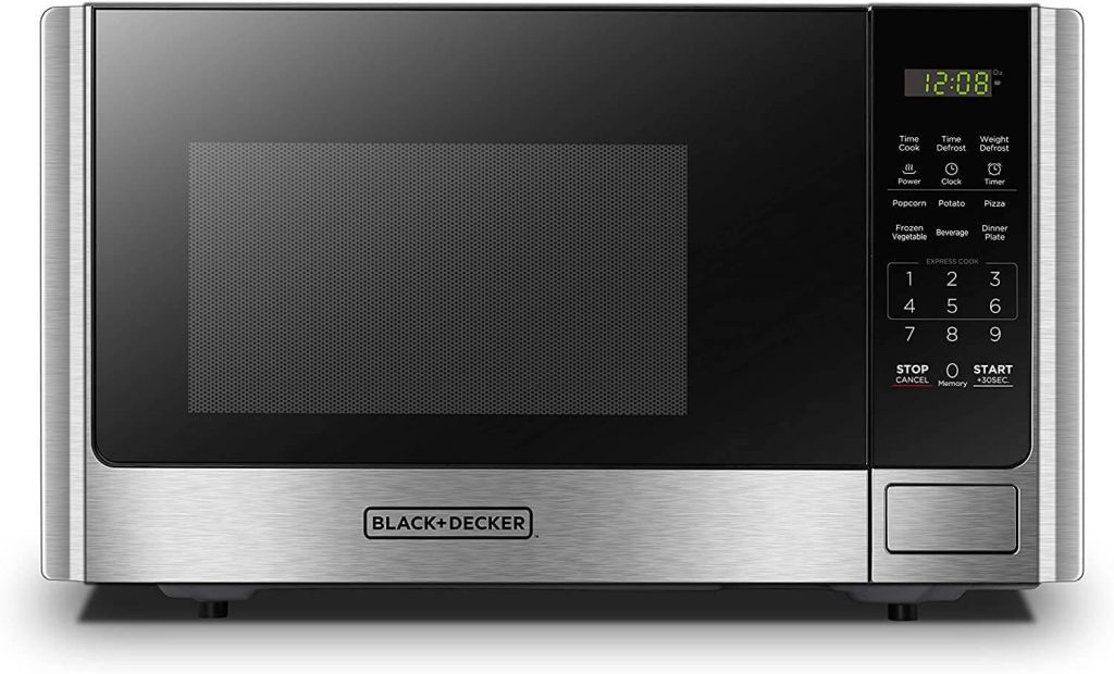 black+decker countertop microwave oven