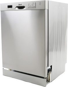 avanty best dishwasher with 3 wash cycles stainless steel body