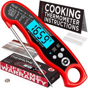 instant read digital thermometer for meat cooking