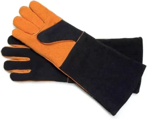 best leather heat resistant gloves for handling hot meat grilling barbequeing 