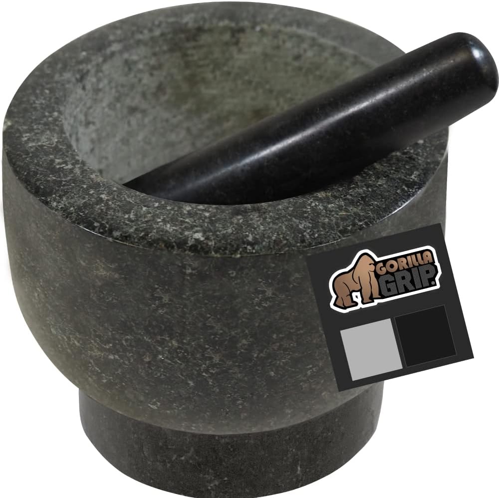 Gorilla grip best mortar and pestle made of granite a popular stone for this tool
