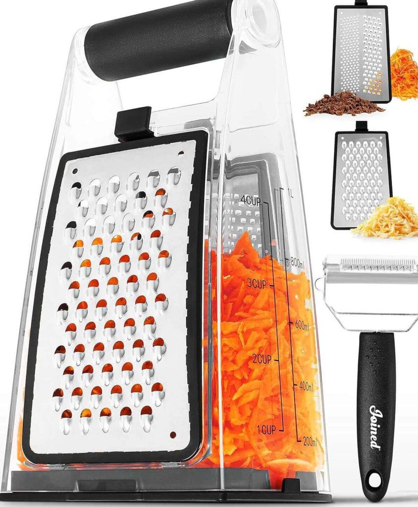 top rated grater on amazon with perfect grip, easy to use and clean.